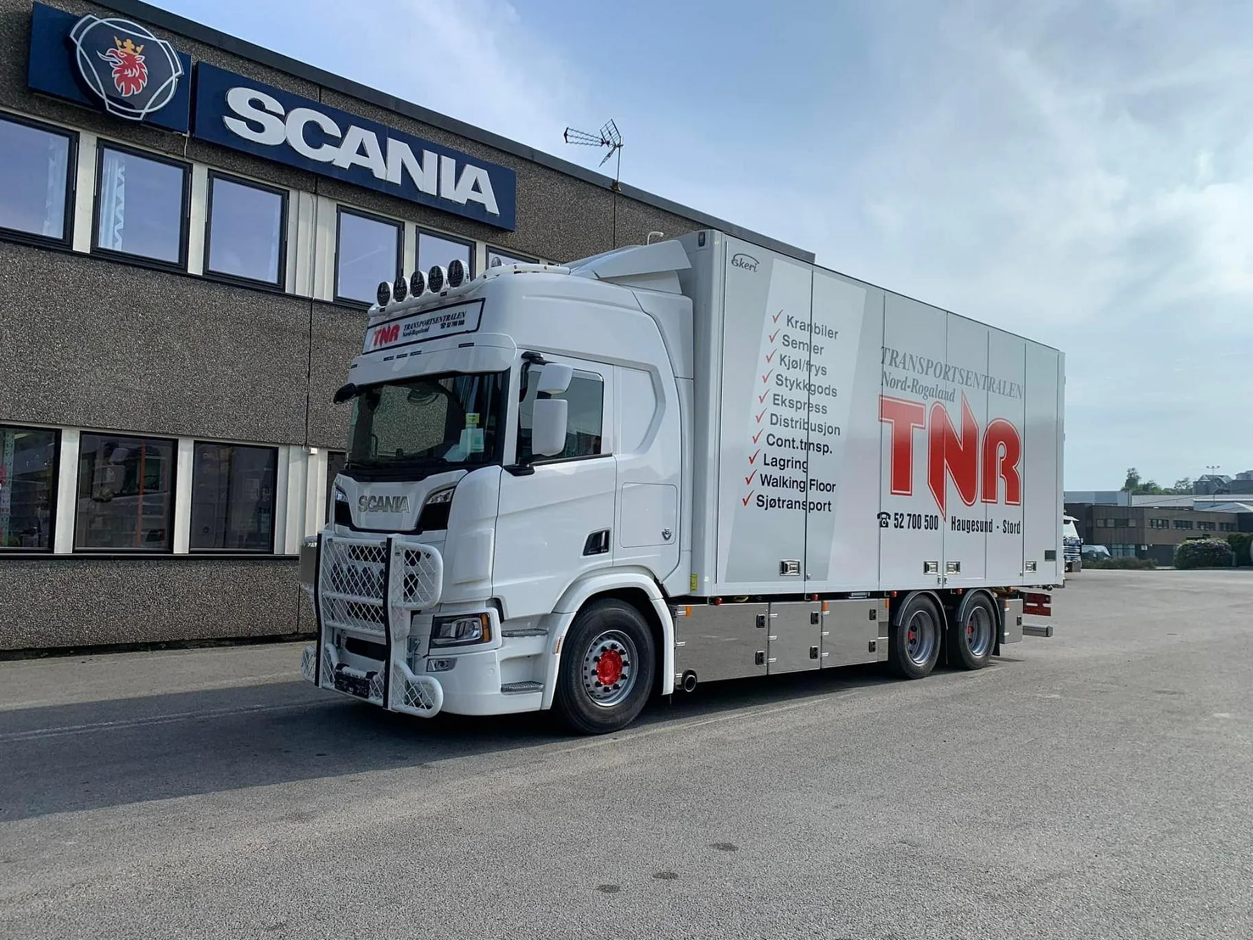 Bilder av lastebil fra TNR 